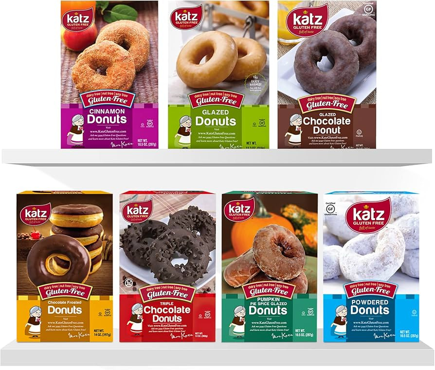 Katz Gluten Free Snacks Top 7 Donut Flavors | Gluten Free, Dairy Free, Soy Free, Nut Free | Powdered | Amazon (US)