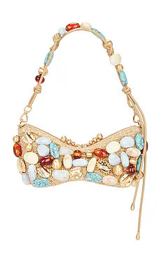 Cult Gaia Mercier Clutch in Ibiza Turquoise from Revolve.com | Revolve Clothing (Global)