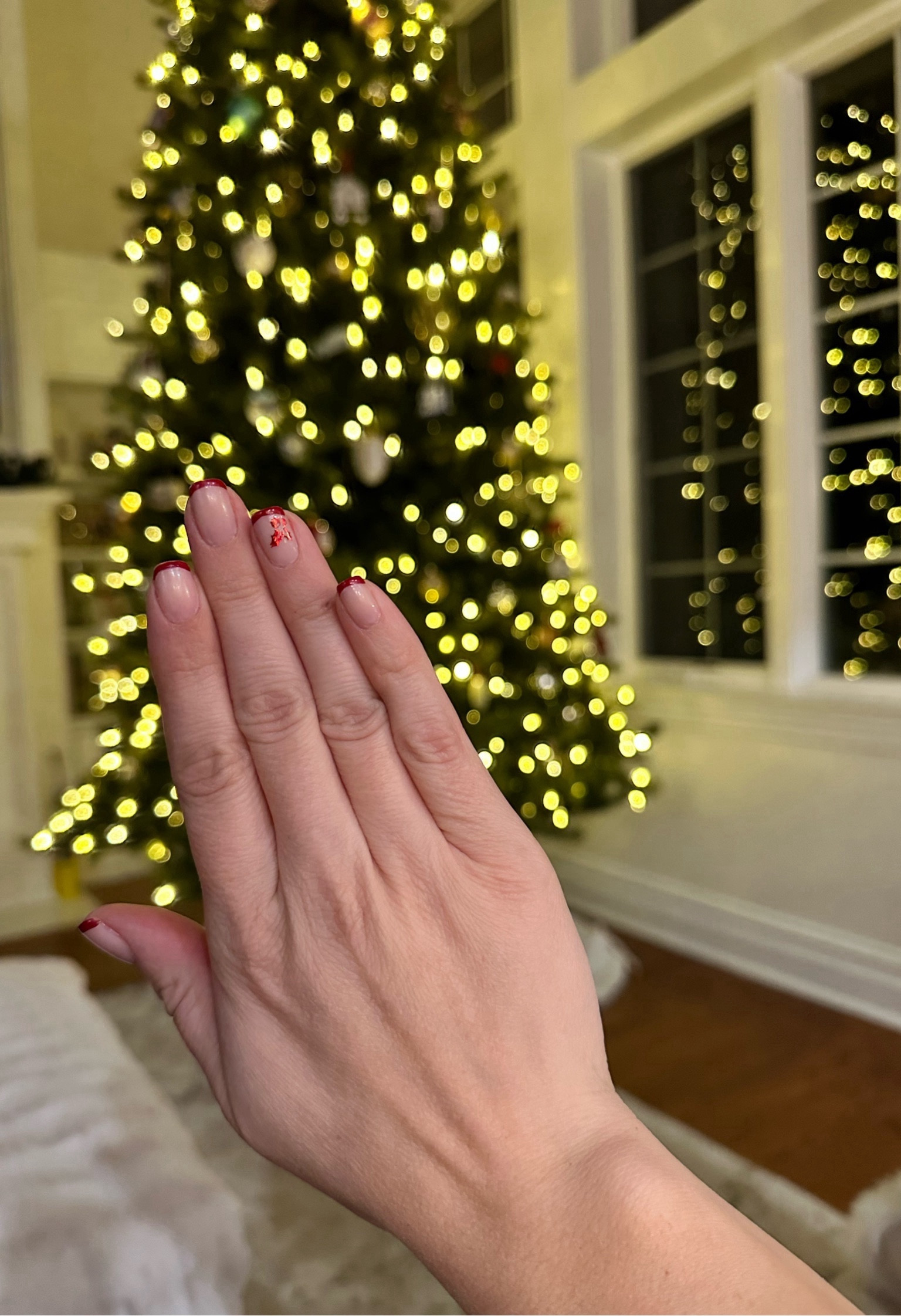 Holiday nail decals 💅🏻 

#LTKbeauty #LTKstyletip #LTKHoliday