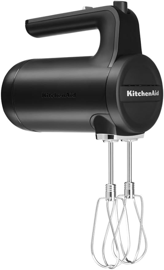KitchenAid Cordless 7 Speed Hand Mixer - KHMB732, Matte Black | Amazon (US)
