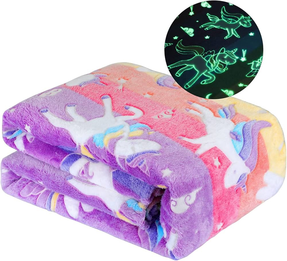 Glow in The Dark Unicorn Blanket | Amazon (US)