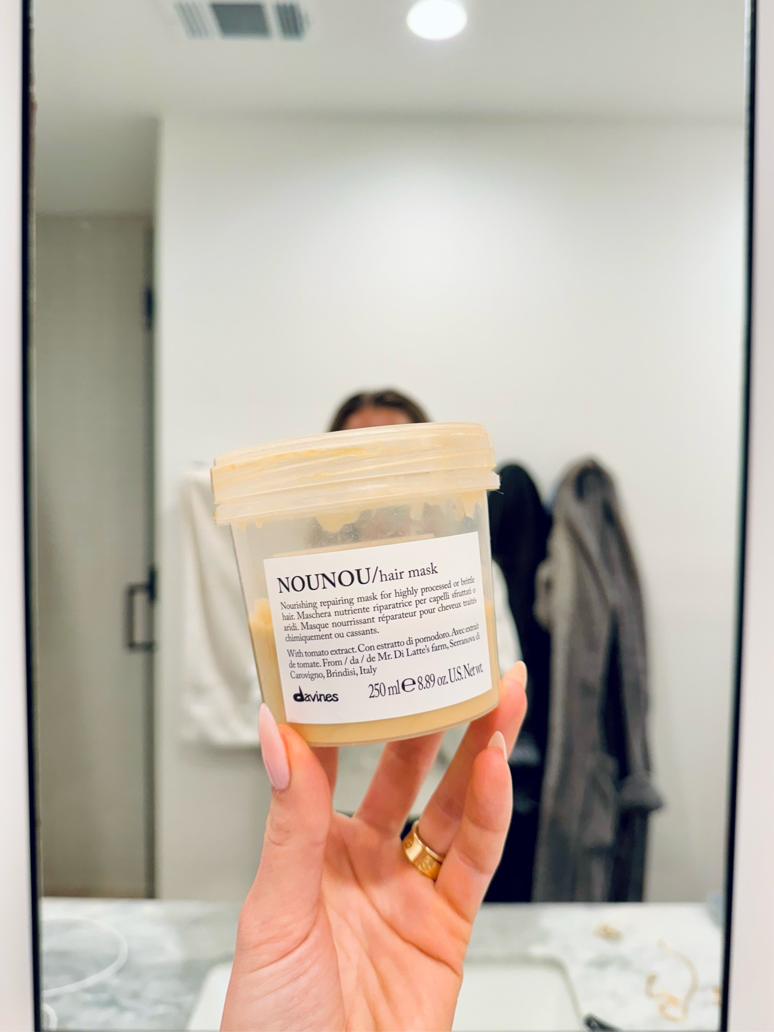 My hair has felt a little dry lately so I’m treating it to my favorite hair mask today. I’ve been using this mask for about 7 years now, which seems crazy. It’s so moisturizing and leave my hear feeling so soft and smooth🙌🏻 Linking to Amazon and Davines website so you can choose your preferred shopping experience 

#LTKMostLoved #LTKbeauty