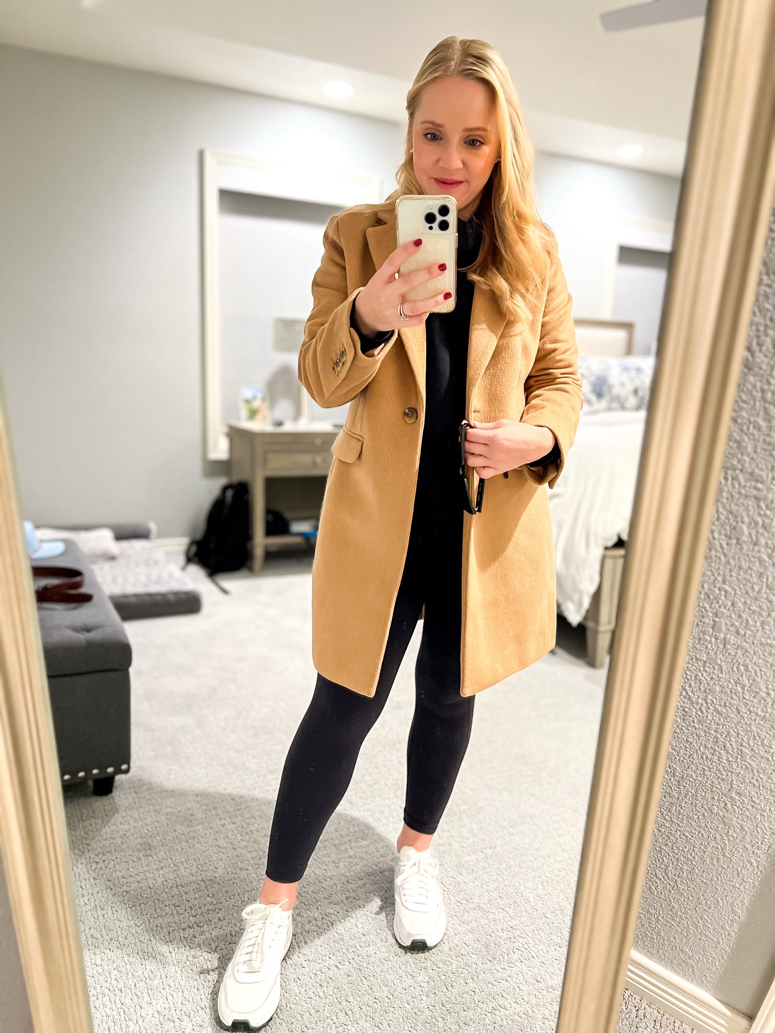 The chesterfield coat is one of my favorite winter coats. Stylish and 50% off! Wearing small petite, fits tts. Petite coat, camel coat, top coat, winter coat, women’s coat, winter outfit. 

#LTKStyleTip #LTKSaleAlert