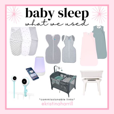 what we used with our three babies and sleep!

swaddles: first two loved the velcro ones, with our last we used the love to dream ones.

bamboo sleep sacks were a great investment! Fit them for almost a year, and able to get multiple uses out of them. 

my favorite sound machine (we have 5 in our house 😆)

like this baby monitor the best- such a clear picture and easy to move around 

save: the pack and play with the attached bassinet/changing pad worked well. Still have the pack and play. 
splurge: the bassinet has a rocking motion- one baby loved it, the other hated it so it's hit or miss. Not as expensive as the super nice one but still pricey. 

#LTKbaby