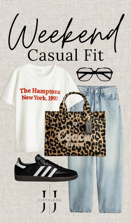 Saturday Outfit Idea
 
Tap the bell above for all your on trend finds♡


baggy jeans, coach bag, sambas, graphic tee , adidas, weekend outfit, 
street style, inspirational style, casual outfit , tote bag, style, stylish, weekend outfit 

#LTKOver40 #LTKMidsize #LTKShoeCrush
