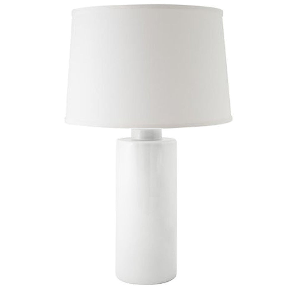 White Solid Column Lamp | Lo Home by Lauren Haskell Designs