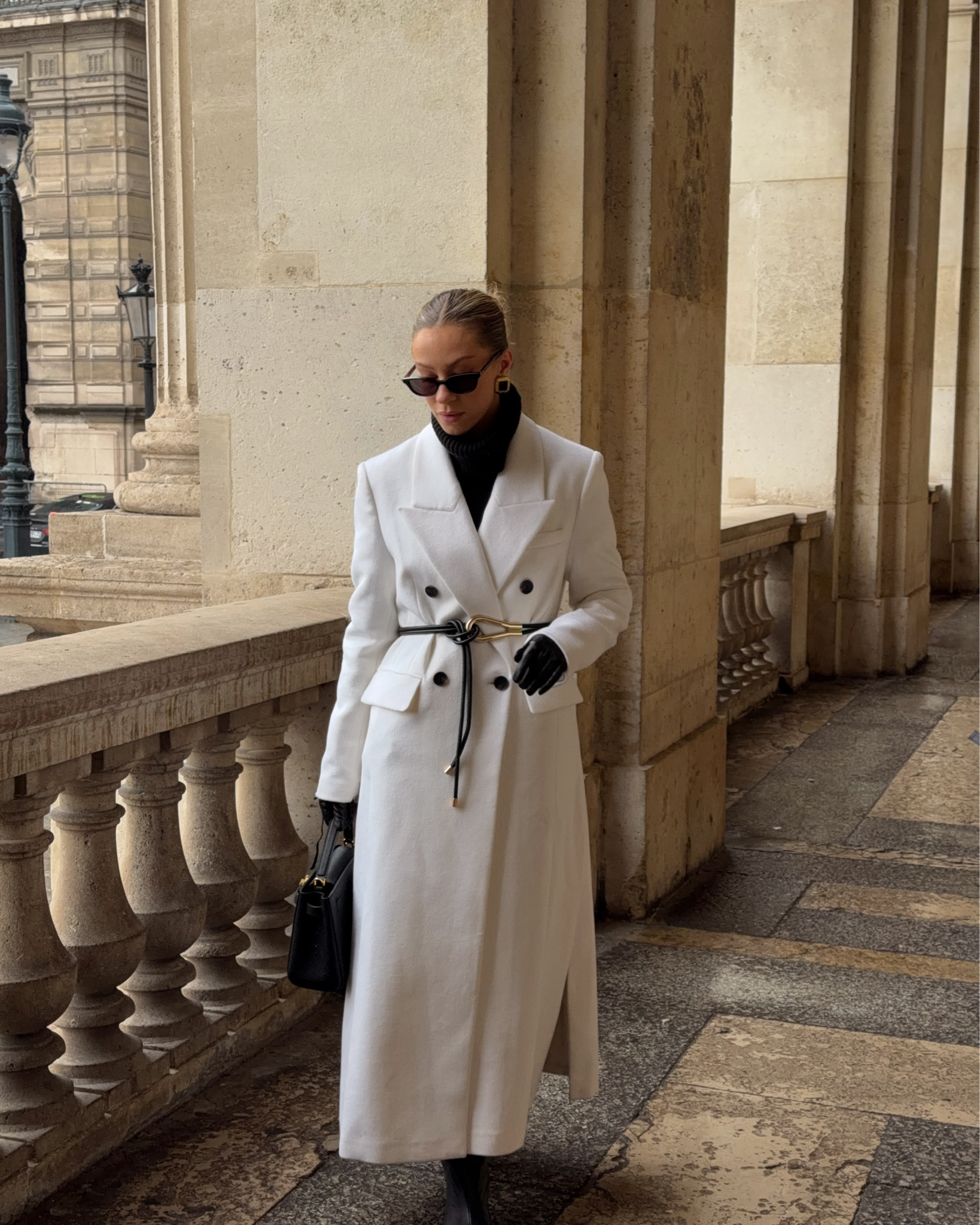 Winter outfit, winter coat, tailored coat, white coat, leather gloves 

#LTKwinter #LTKuk #LTKstyletip