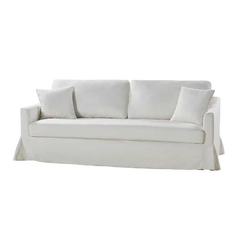 Beachcrest Home™ Wimberly 80.5" Slipcovered Sofa & Reviews | Wayfair | Wayfair North America
