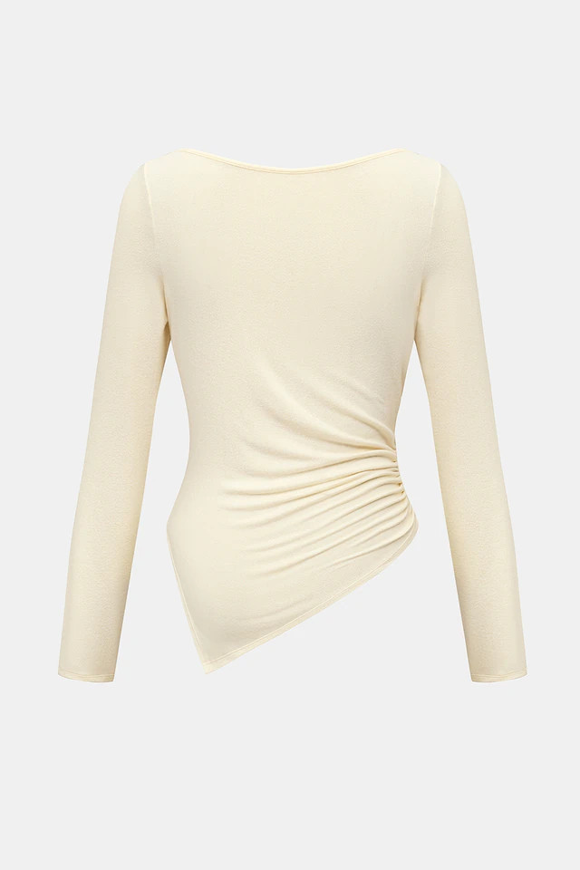 Girl Next Door Beige Top | Cupshe US