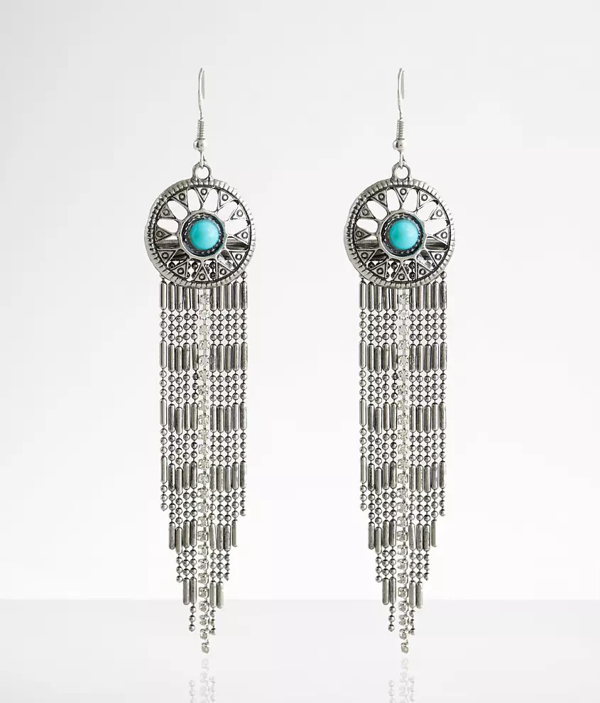 Western Fringe Drop Earring | Buckle