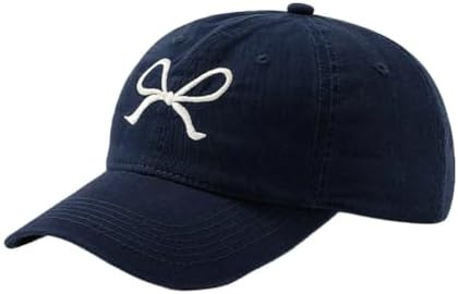 Bow-Tie Baseball Cap for Women Fashion Sun Hats for Women Trucker Hat Y2k Sun Cap Visor Cap Hikin... | Amazon (US)