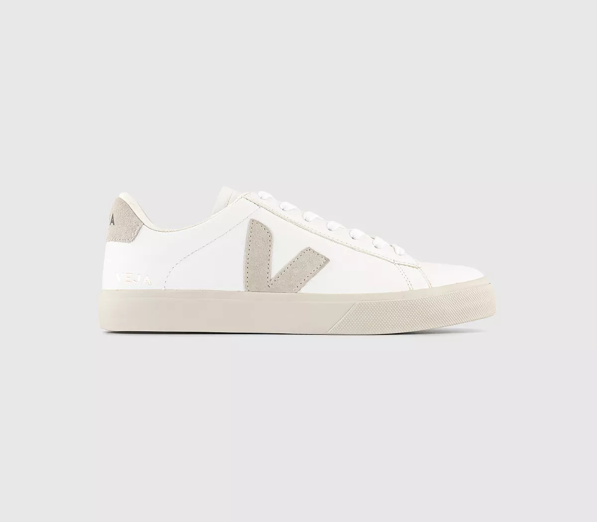 VEJA
								Campo Trainers
								White Natural Leather | OFFICE London (UK)