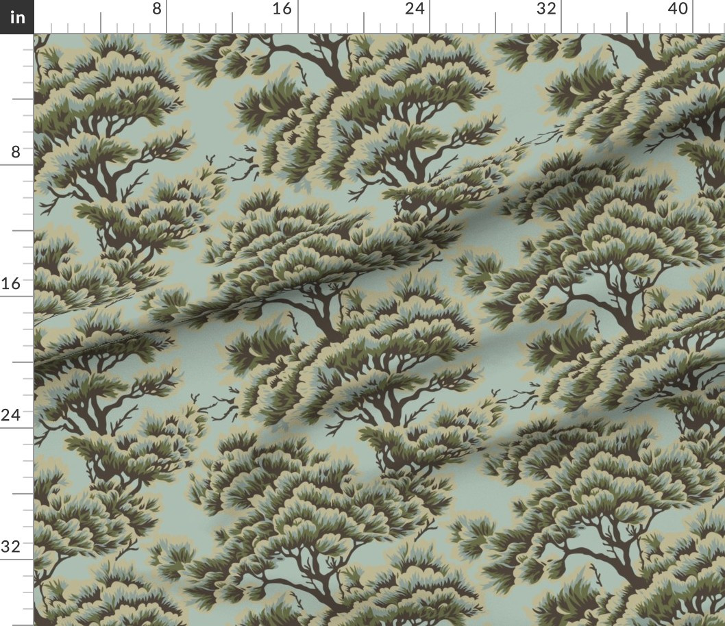 UMBRIA DAWN WOODS QUIETUDE Fabric | Spoonflower | Spoonflower