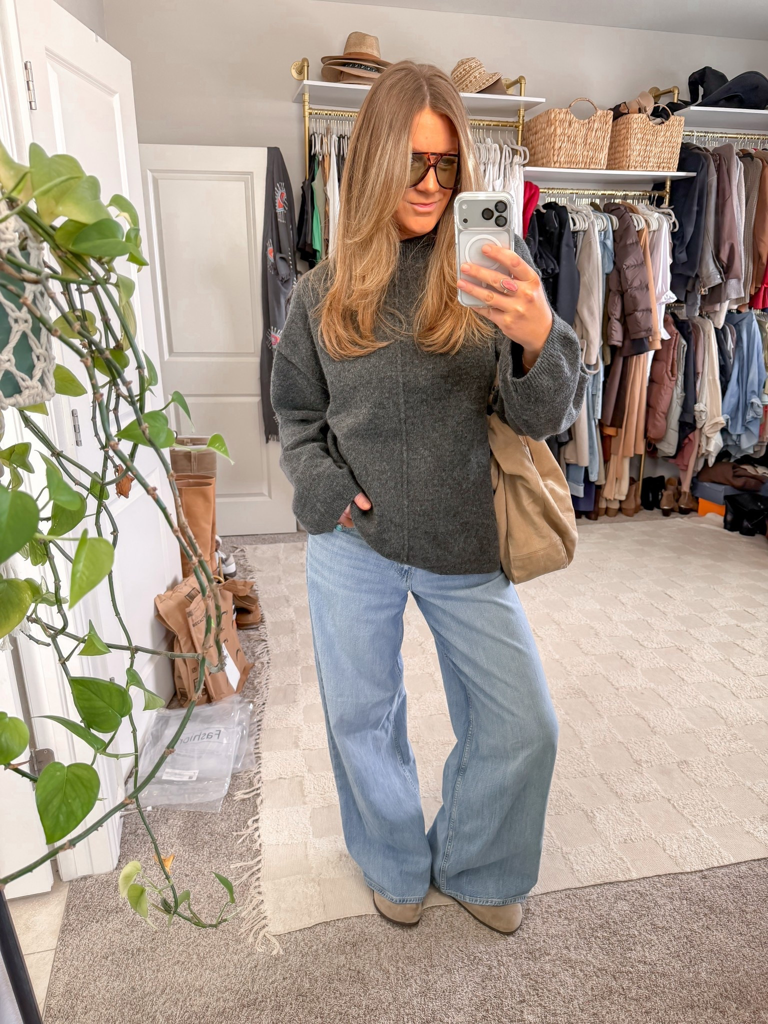 OOTD - xl sweater, 30 tall jeans 

#LTKOver40 #LTKootd #LTKTall