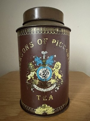 Jacksons of Piccadilly Vintage Tea Tin Canister Caddy Collectible Prop  | eBay | eBay IE