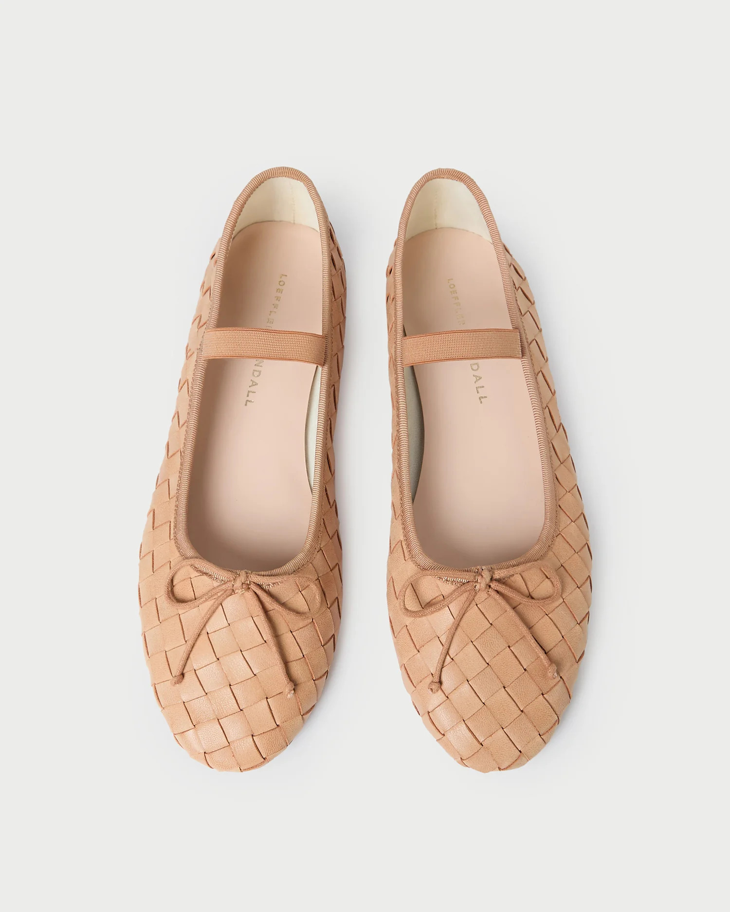 Leonie Honey Woven Ballet Flat | Loeffler Randall