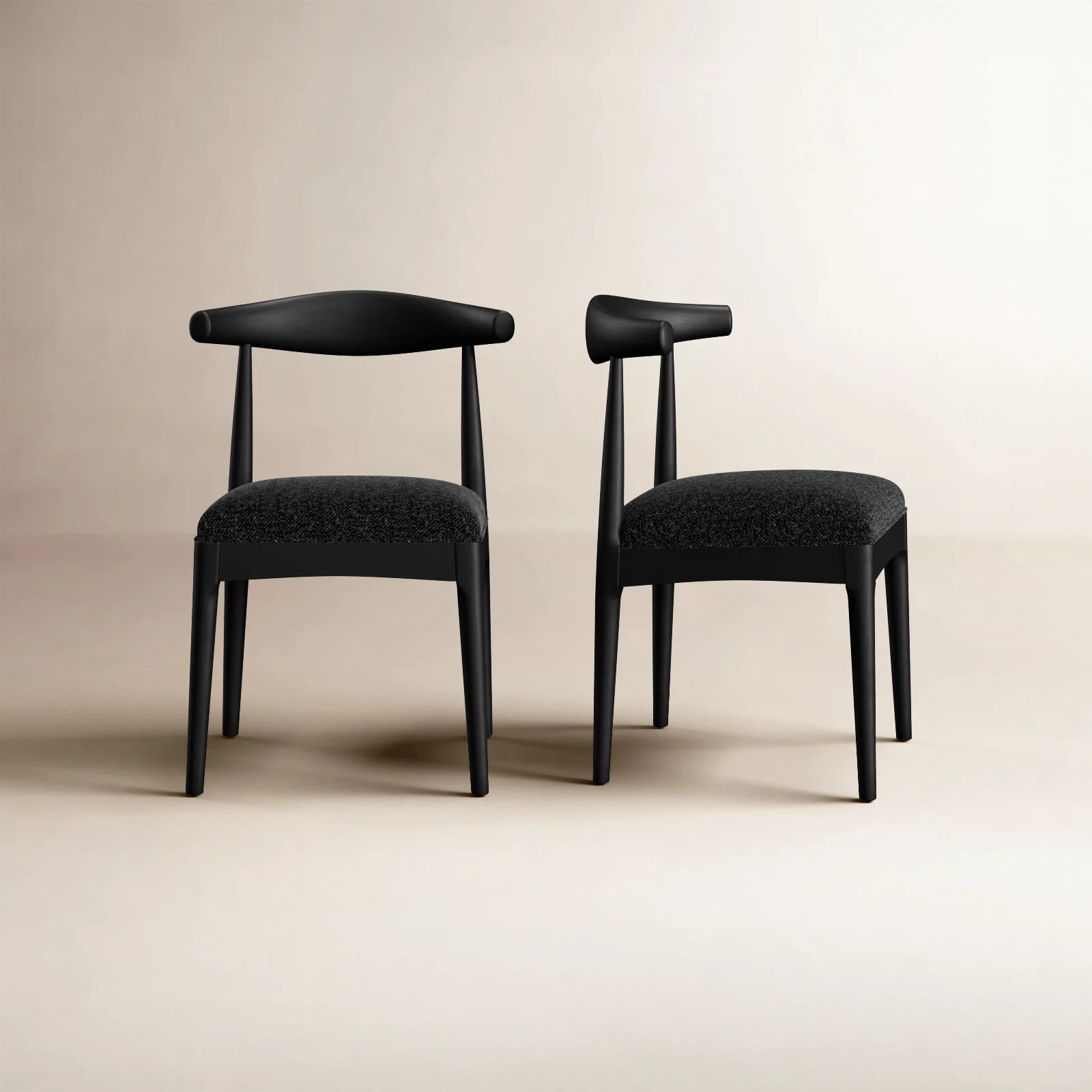 Asheboro Upholstered Wing Back Side Chair (Set of 2) | Wayfair North America