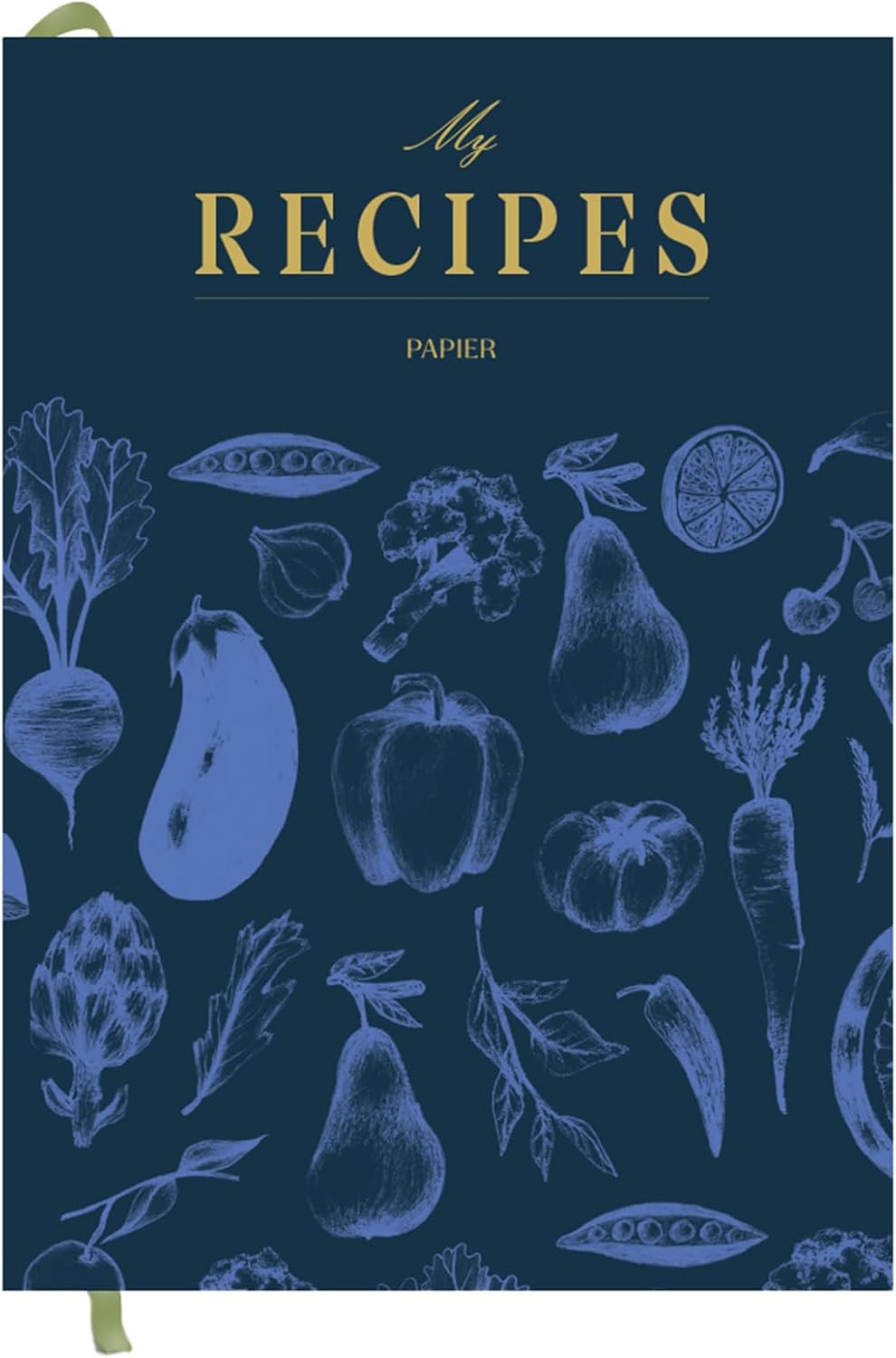 Papier Recipe Journal - Harvest, Navy, 8.46" L x 6.02" W, Hardback | Preserve Family Traditions |... | Amazon (US)