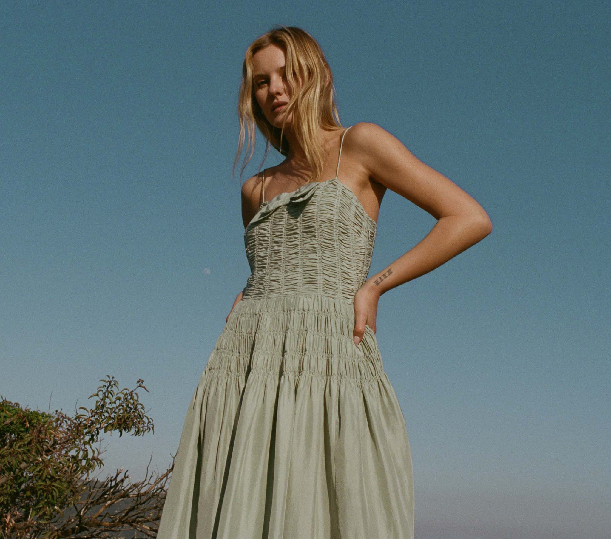 Ambrosia Dress - Aquamarine | DÔEN | DOEN