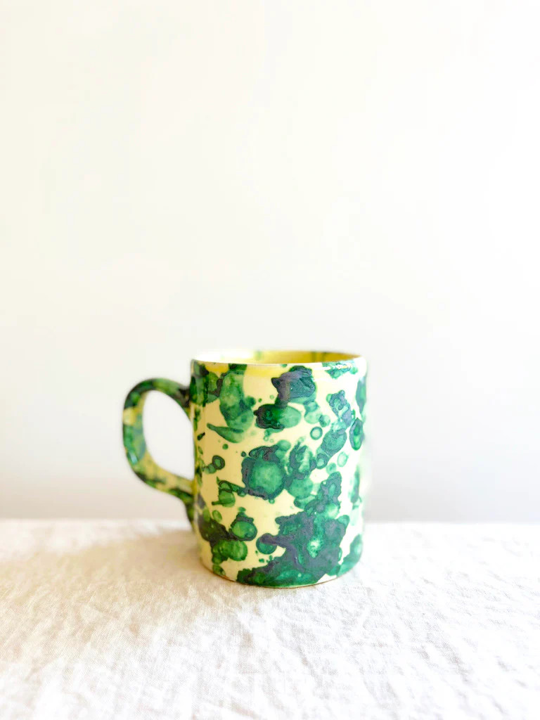 Pompeii Mug - Emerald & Cream | the ARK elements