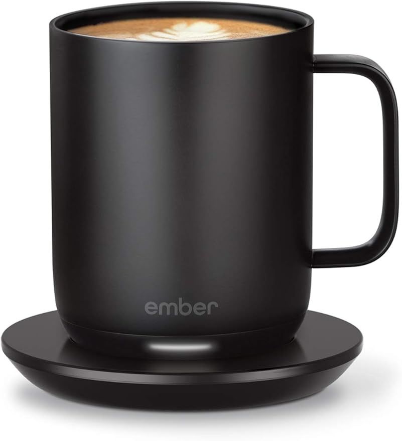 Ember Temperature Control Smart Mug 2, 10 oz, White, 1.5-hr Battery Life - App Controlled Heated ... | Amazon (US)