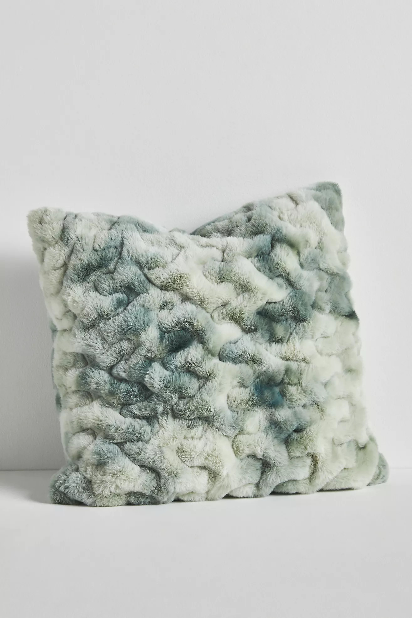 Luxe Sculpted Faux-Fur Pillow | Anthropologie (US)