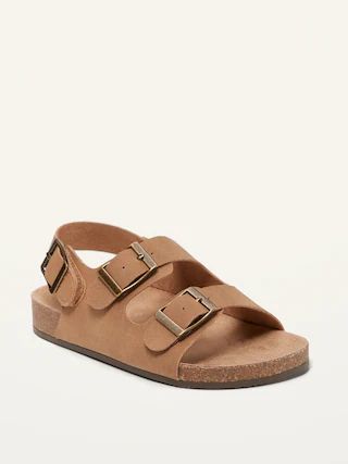 Faux-Leather Double-Buckle Sandals for Baby | Old Navy (US)