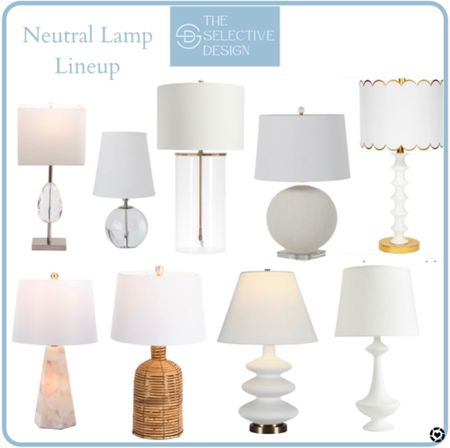 Neutral lamps with various textures to fit into any space. 

#LTKsalealert #LTKstyletip #LTKhome