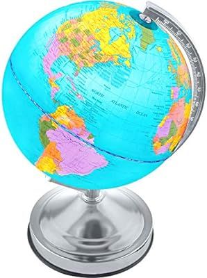 Illuminated Kids Globe with Stand – Educational Gift with World Map and LED Night Light (110V, ... | Amazon (US)