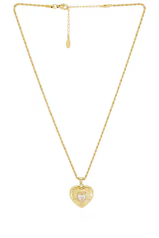 Locket Necklace in Gold | Revolve Clothing (Global)