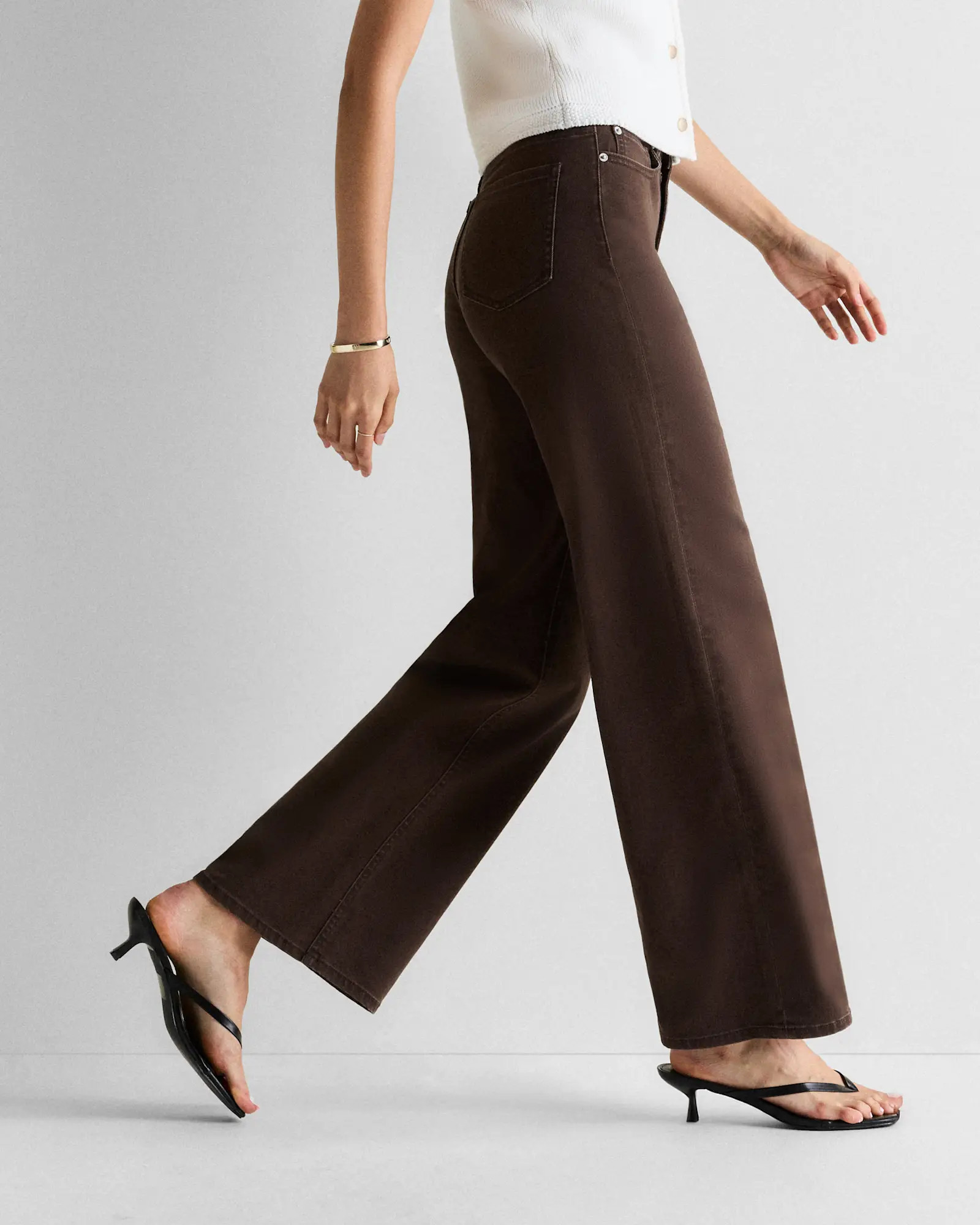 Bella Stretch Wide Leg Jeans | Quince