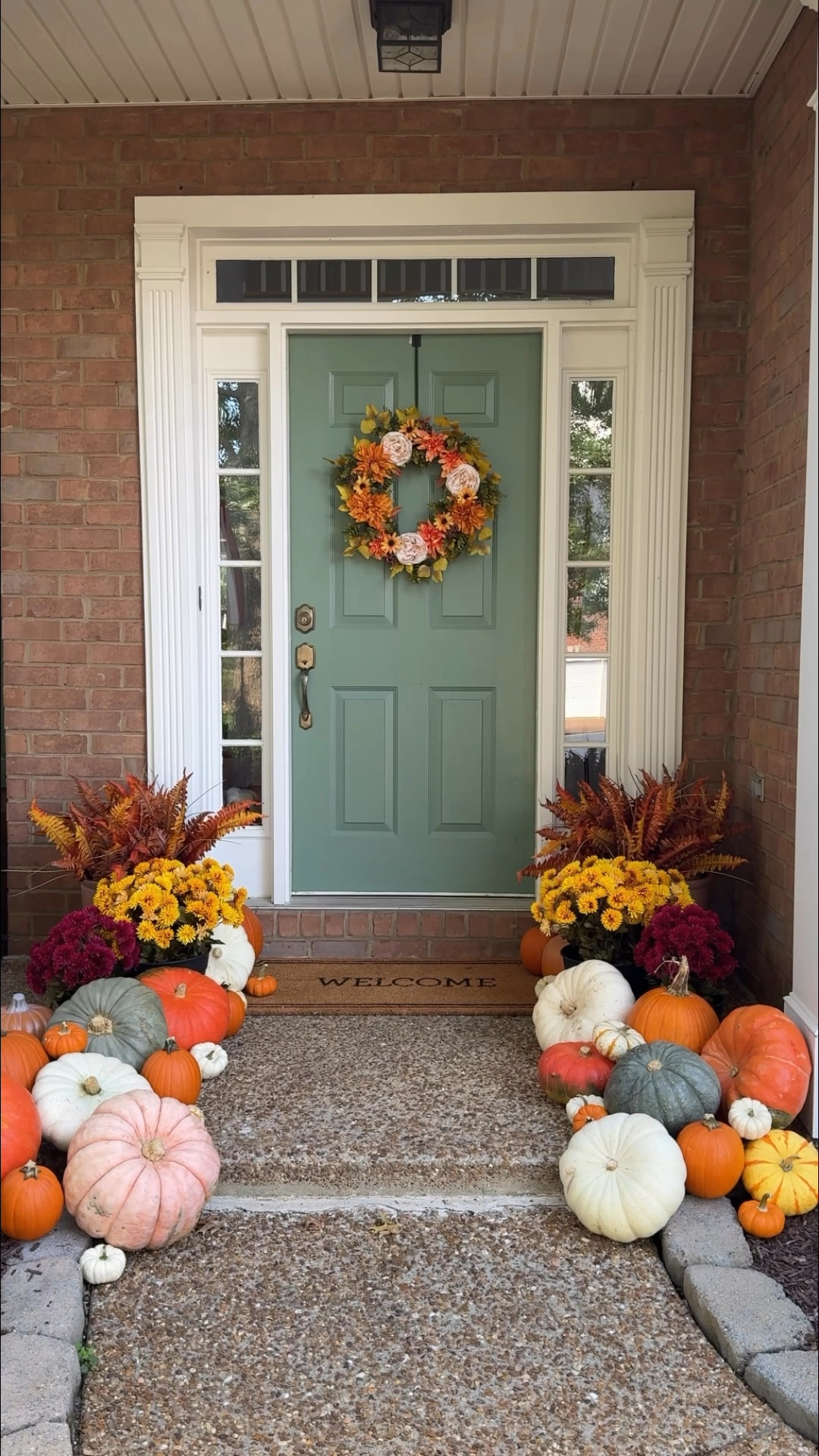 Fall front porch, pumpkins, mums, wreath, autumn front porch, fall decor, home decor, amazon, target, wal mart, Lowe’s, hobby lobby, pottery barn 

#LTKHome #LTKHalloween #LTKSeasonal
