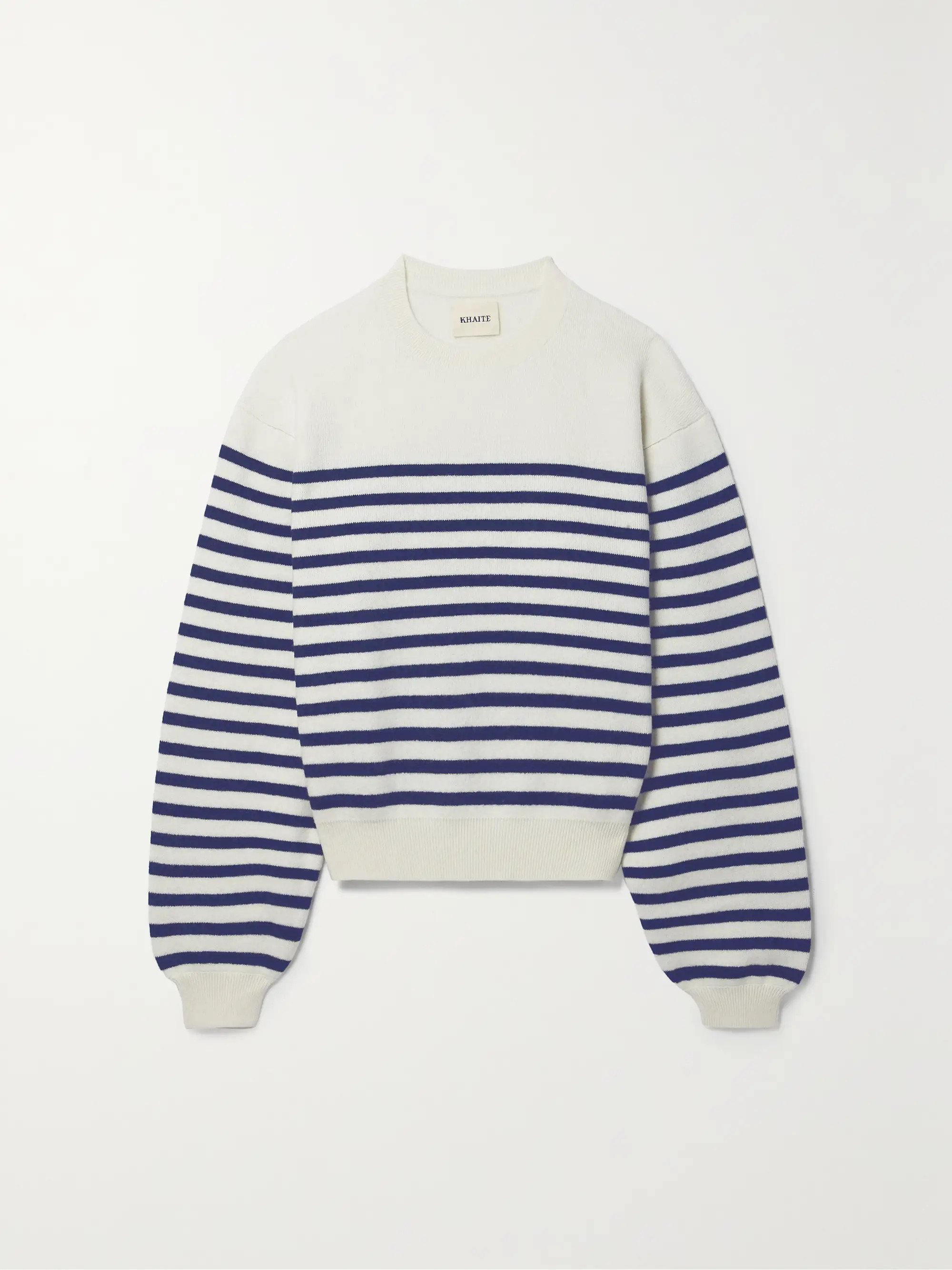 KHAITE Viola striped cashmere sweater | NET-A-PORTER | NET-A-PORTER (UK & EU)