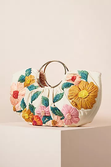Edita Floral Tote Bag | Anthropologie (US)