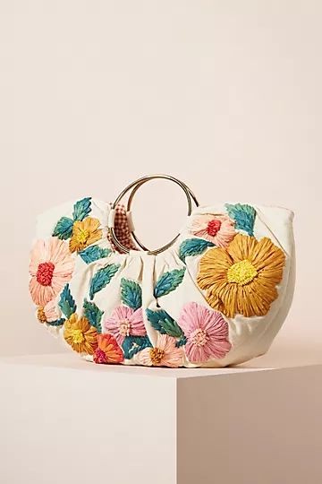 Edita Floral Tote Bag | Anthropologie (US)