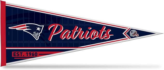 Rico Industries NFL Football Classic 12" x 30" Felt Wall Décor Pennant - Great for Home/Bed Room... | Amazon (US)