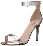 Kate Spade New York Women's Isa Heeled Sandal, Silver Specchio, 10 M US | Amazon (US)