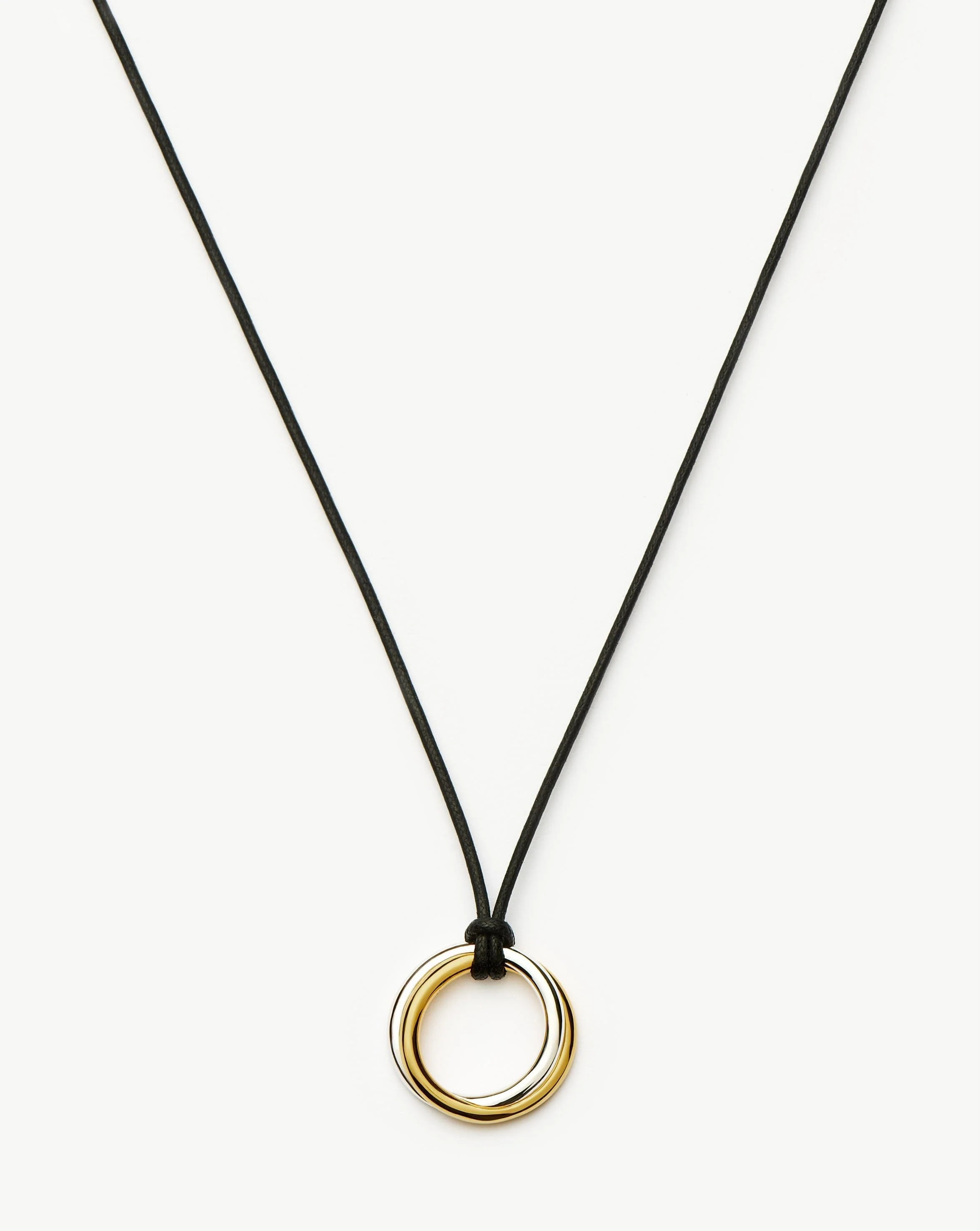 Lucy Williams Entwine Pendant Cord Necklace | Mixed Metal | Mixed Metal | Missoma | Missoma UK