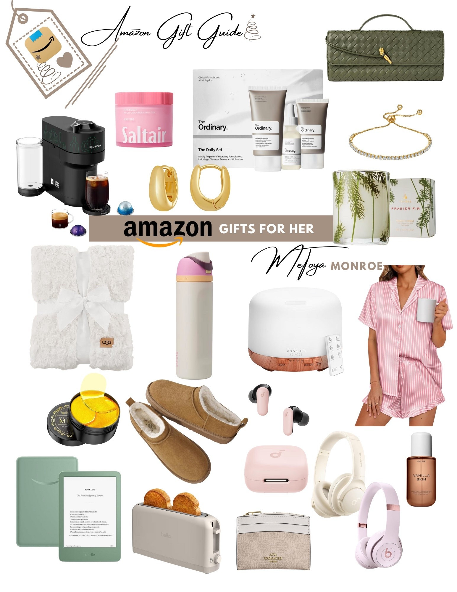 What woman doesn’t love a nice thoughtful gift? @Amazon has you covered and I’ve gone through and selected some amazing Gift Ideas for Her! From cozy nights in to beauty routines with relaxation in mind and gorgeous fashion pieces at a great price, this list is a win win! #ad #founditonamazon #WinterFavorites2025 

Thank you to Amazon for sponsoring this post. 

#LTKGiftGuide #LTKHoliday