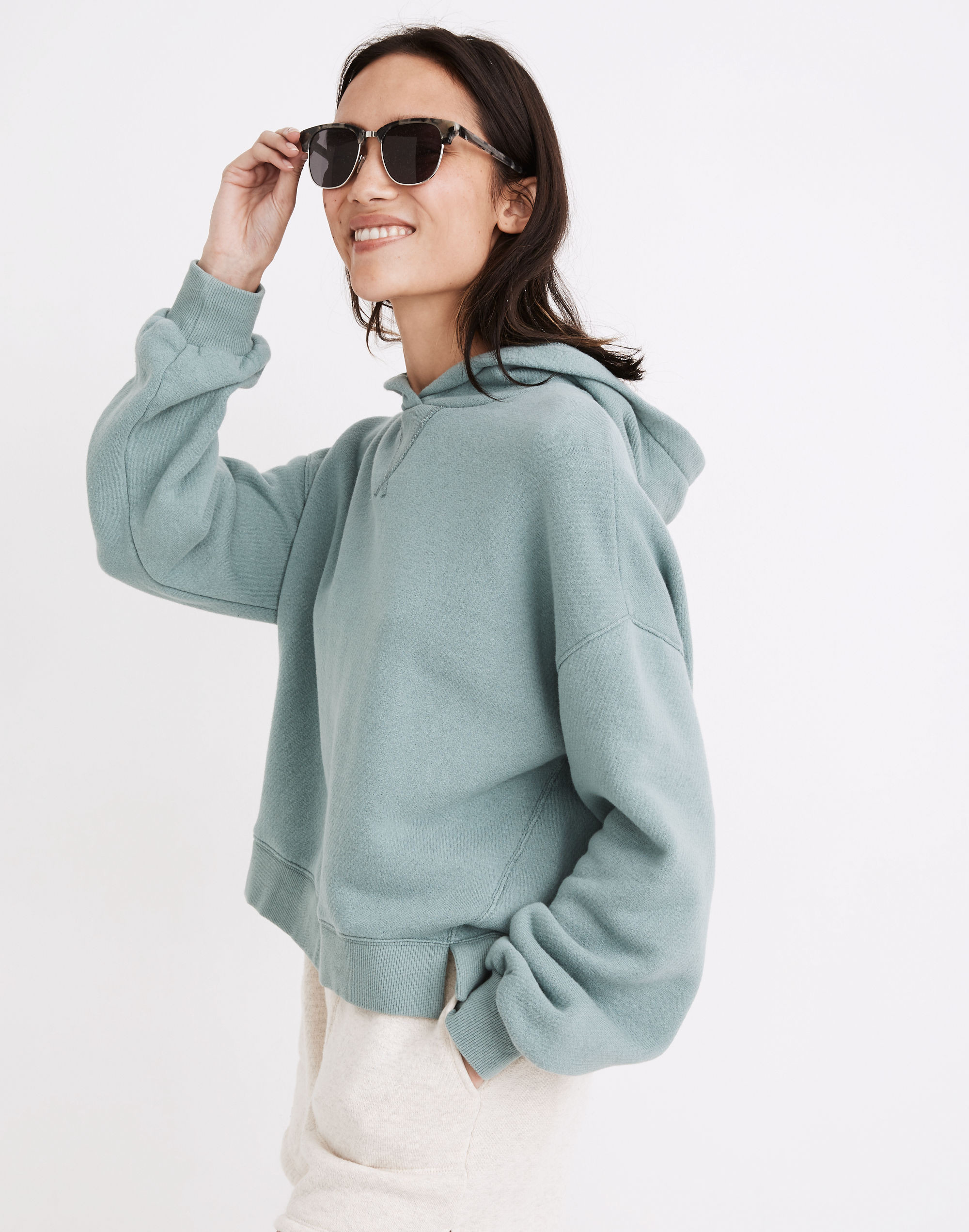 MWL Airyterry Hoodie Sweatshirt | Madewell