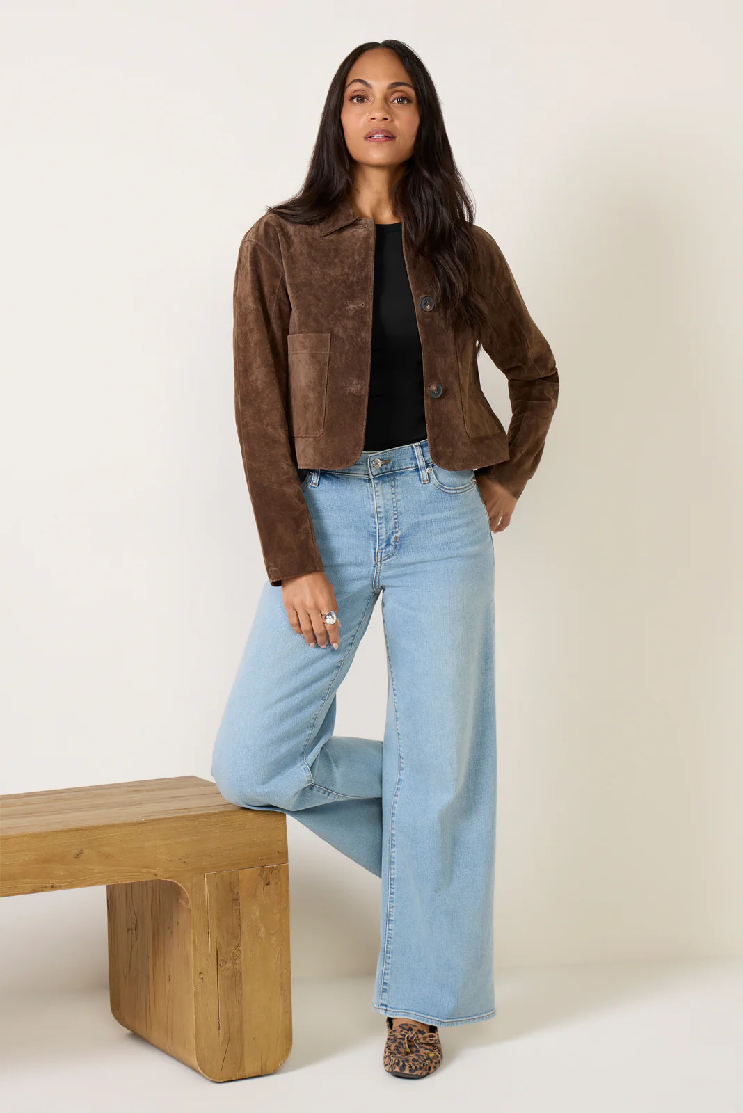 FRAME Women's Le Slim Palazzo Jeans, Size 29, Blue | Evereve