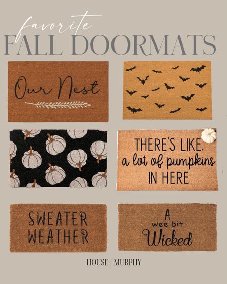 Favorite fall doormats

#LTKhome #LTKfindsunder100 #LTKSeasonal