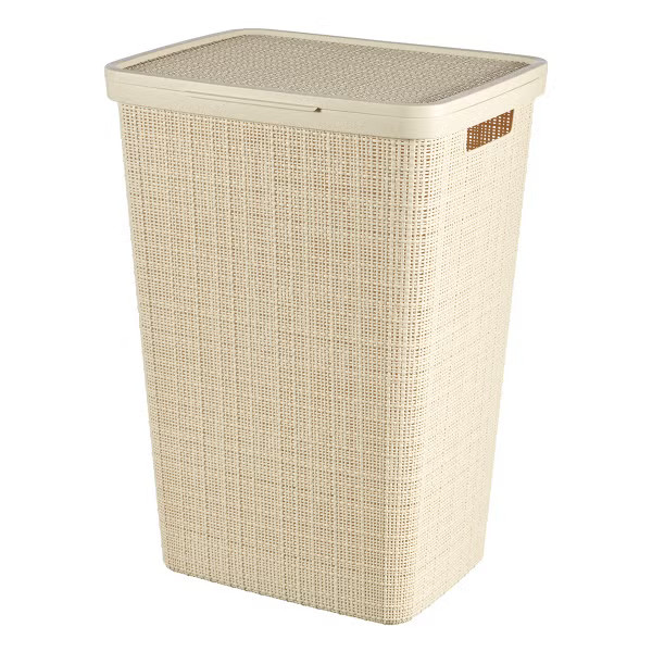 Curver Jute Laundry Hamper | The Container Store