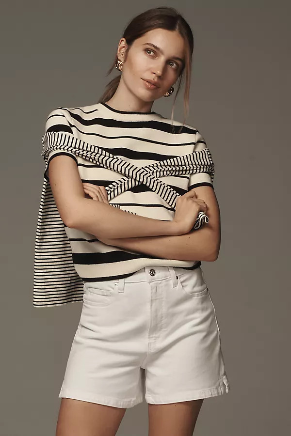 Dani High-Rise Denim Shorts | Anthropologie (US)