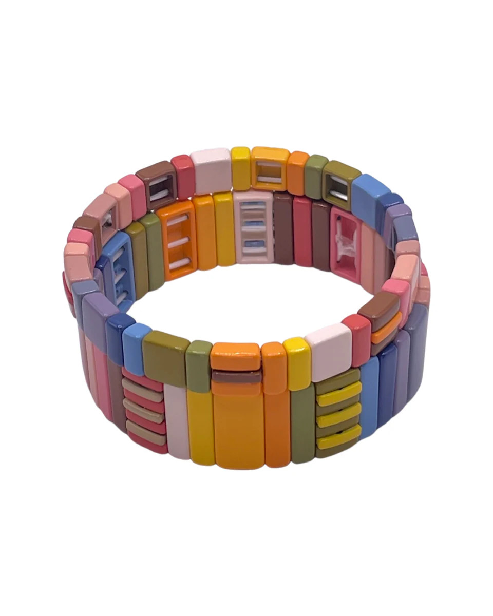 Kaleidoscope Stripe Bracelet | La Lumiere NY