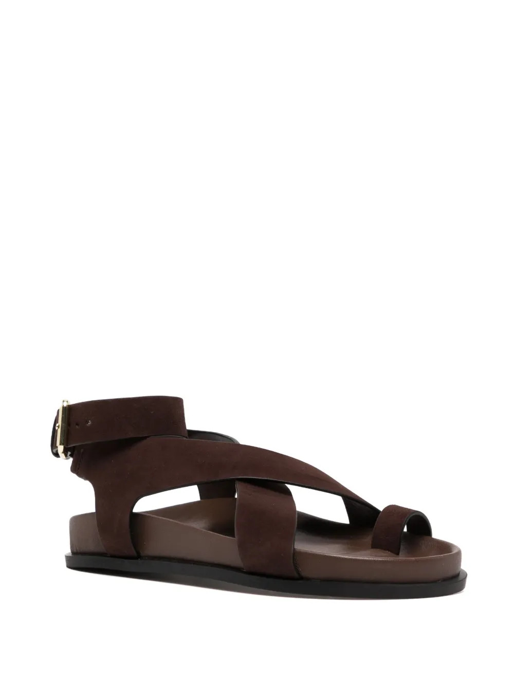 A.EMERY crossover-strap Leather Sandals  - Farfetch | Farfetch Global