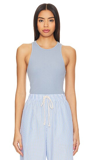 Rib Tank in Robin | Revolve Clothing (Global)