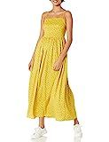 Amazon Brand - Goodthreads Women's Georgette Smock-Back Cami Maxi Dress, Golden Olive Painted Spot,  | Amazon (US)