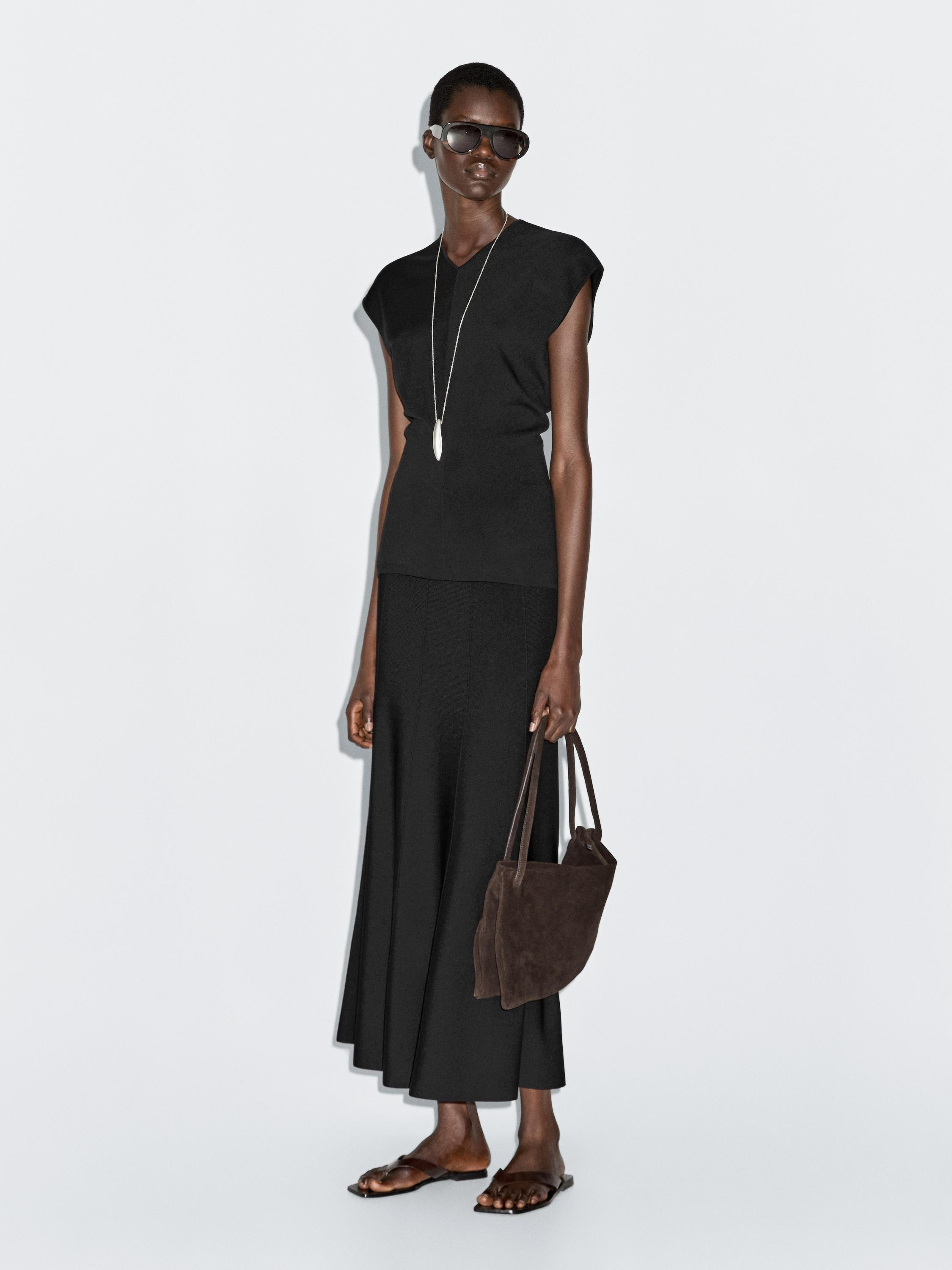 Langer Strickrock | Massimo Dutti DE