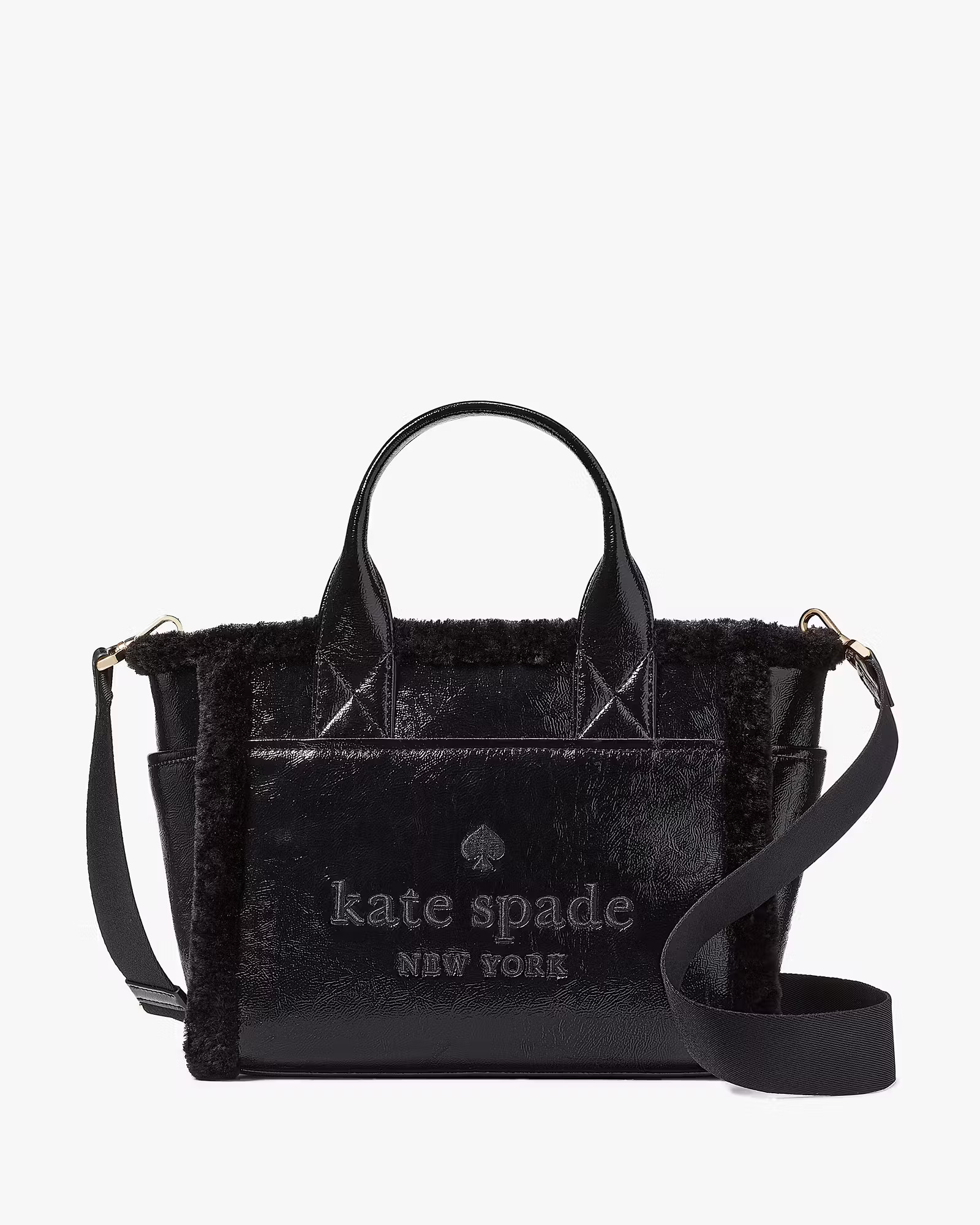 Jett Faux Shearling Small Tote | Kate Spade Outlet
